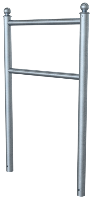 Fahrradanlehnbügel mit Flach- oder Kugelkopf - Art.Nr. 422_61 – Bild 3