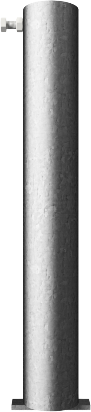 Bodenhülse mit zwei Verschraubungen für Ø 48, Ø 60, Ø 76 mm Rohrpfosten - Art.Nr. 443_44 – Bild 2