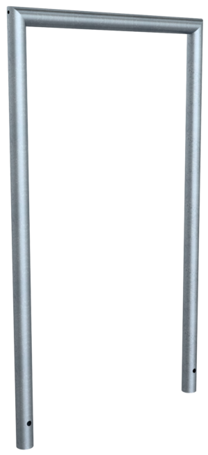 Anlehnbügel aus Stahlrohr Ø 48 x 2,5 mm - Art.Nr. 447_11