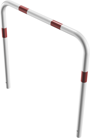Rohrbügel aus Stahlrohr Ø 48 x 2,5 mm ohne Querholm zum Einbetonieren - Art.Nr. 448_06B – Bild 3