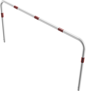 Rohrbügel aus Stahlrohr Ø 48 x 2,5 mm ohne Querholm zum Einbetonieren - Art.Nr. 448_08B – Bild 3