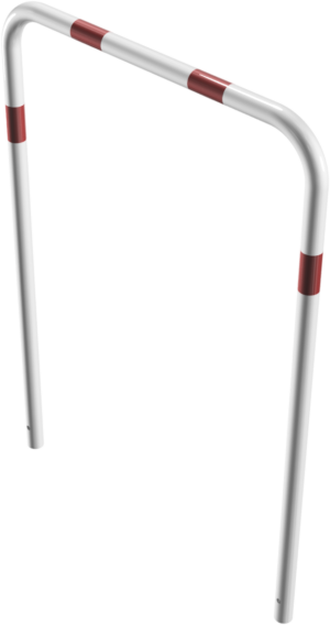 Rohrbügel aus Stahlrohr Ø 48 x 2,5 mm ohne Querholm zum Einbetonieren - Art.Nr. 448_10B – Bild 3