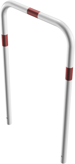 Rohrbügel aus Stahlrohr Ø 48 x 2,5 mm ohne Querholm zum Einbetonieren - Art.Nr. 448_11B – Bild 3