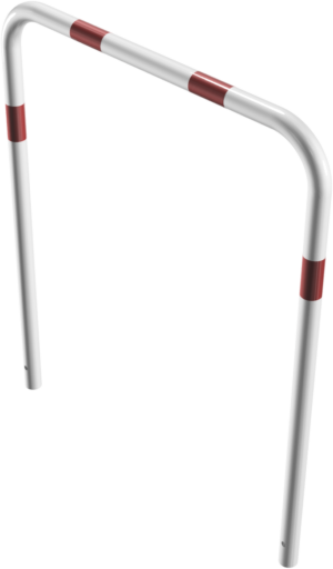 Rohrbügel aus Stahlrohr Ø 48 x 2,5 mm ohne Querholm zum Einbetonieren - Art.Nr. 448_12B – Bild 3