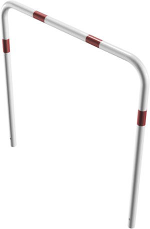 Rohrbügel aus Stahlrohr Ø 48 x 2,5 mm ohne Querholm zum Einbetonieren - Art.Nr. 448_13B – Bild 3