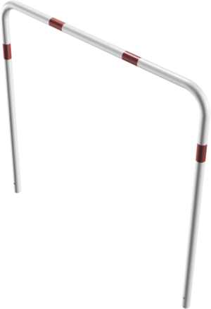 Rohrbügel aus Stahlrohr Ø 48 x 2,5 mm ohne Querholm zum Einbetonieren - Art.Nr. 448_15B – Bild 3