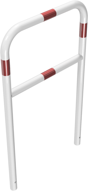 Rohrbügel aus Stahlrohr Ø 48 x 2,5 mm mit Querholm zum Einbetonieren - Art.Nr. 448_21B