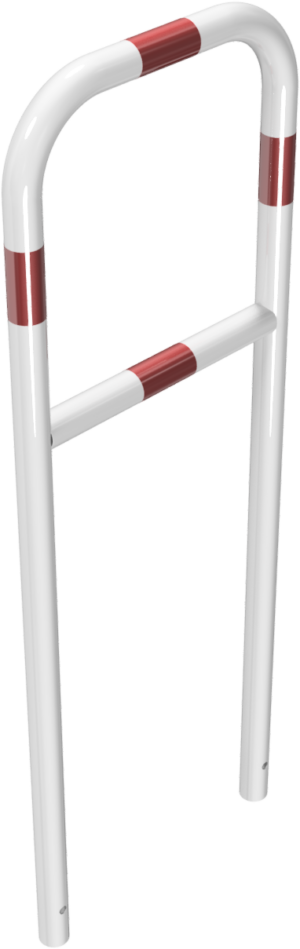 Rohrbügel aus Stahlrohr Ø 48 x 2,5 mm mit Querholm zum Einbetonieren - Art.Nr. 448_31B