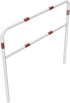 Rohrbügel aus Stahlrohr Ø 48 x 2,5 mm mit Querholm zum Einbetonieren - Art.Nr. 448_33B