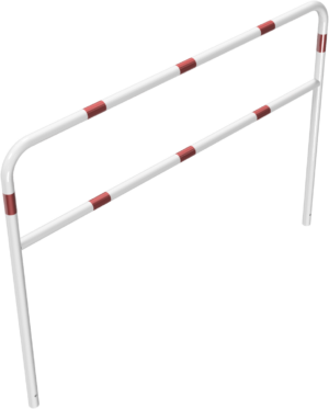 Rohrbügel aus Stahlrohr Ø 48 x 2,5 mm mit Querholm zum Einbetonieren - Art.Nr. 448_34B