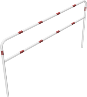 Rohrbügel aus Stahlrohr Ø 48 x 2,5 mm mit Querholm zum Einbetonieren - Art.Nr. 448_35B