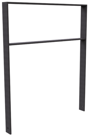 Anlehnbügel aus Flachstahl 80 x 12 mm - Art.Nr. 453_100B