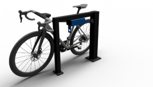 E-Bike - Anlehnbügel Einzelbügel - Art.Nr. 454_080PBEL