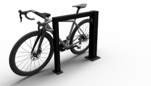 E-Bike - Anlehnbügel Einzelbügel - Art.Nr. 454_080PBE – Bild 2