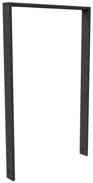 Ahnlehnbügel aus Stahlrohr 80 x 20 mm - Art.Nr. 458_075B
