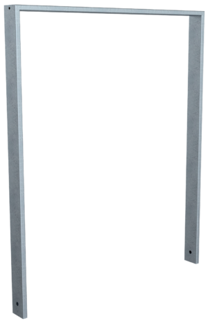 Ahnlehnbügel aus Stahlrohr 80 x 20 mm - Art.Nr. 458_100