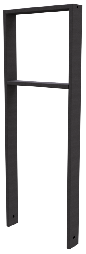Ahnlehnbügel aus Stahlrohr 80 x 20 mm - Art.Nr. 459_045B – Bild 3