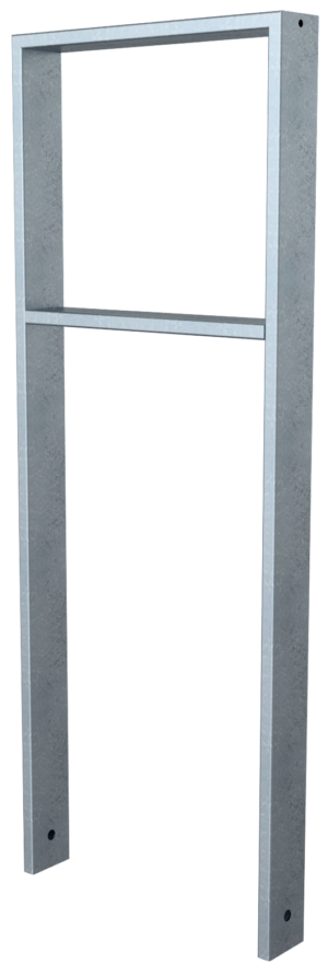 Ahnlehnbügel aus Stahlrohr 80 x 20 mm - Art.Nr. 459_045 – Bild 3