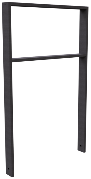 Ahnlehnbügel aus Stahlrohr 80 x 20 mm - Art.Nr. 459_075B