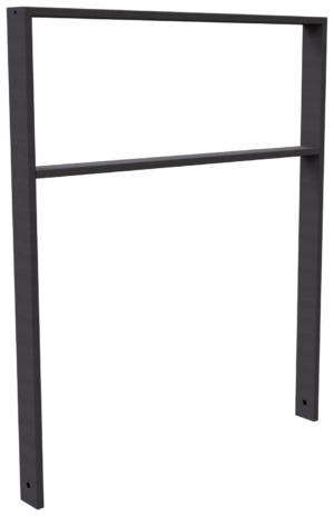 Ahnlehnbügel aus Stahlrohr 80 x 20 mm - Art.Nr. 459_100B