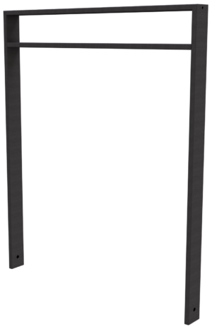 Ahnlehnbügel aus Stahlrohr 80 x 20 mm - Art.Nr. 459_110B – Bild 3