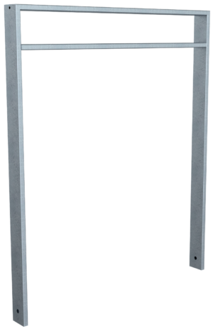 Ahnlehnbügel aus Stahlrohr 80 x 20 mm - Art.Nr. 459_110