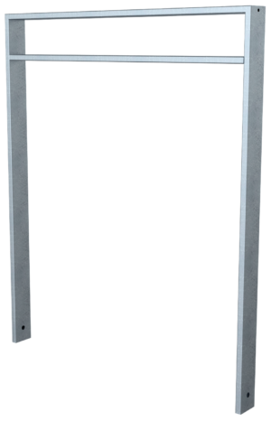 Ahnlehnbügel aus Stahlrohr 80 x 20 mm - Art.Nr. 459_110 – Bild 3