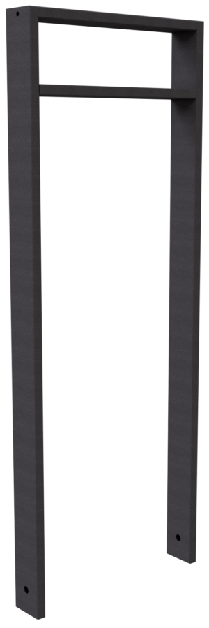 Ahnlehnbügel aus Stahlrohr 80 x 20 mm - Art.Nr. 459_145B