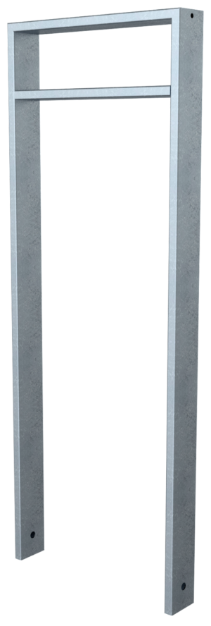 Ahnlehnbügel aus Stahlrohr 80 x 20 mm - Art.Nr. 459_145 – Bild 3