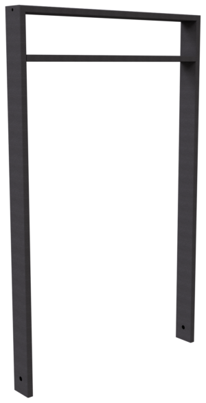 Ahnlehnbügel aus Stahlrohr 80 x 20 mm - Art.Nr. 459_175B