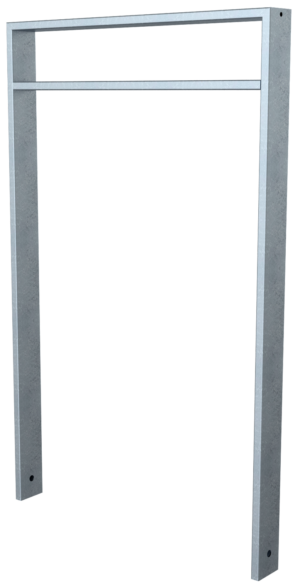 Ahnlehnbügel aus Stahlrohr 80 x 20 mm - Art.Nr. 459_175 – Bild 3