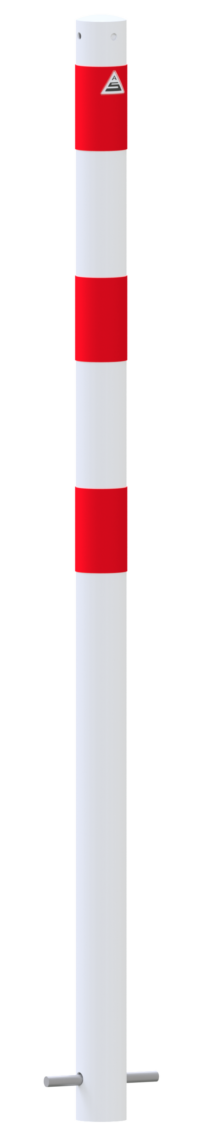 Absperrpfosten Stahlrohr Ø 60 x 2,5 mm ortsfest zum Einbetonieren - Art.Nr. 460B