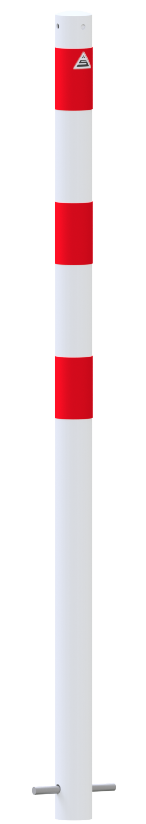 Absperrpfosten Stahlrohr Ø 60 x 2,5 mm ortsfest zum Einbetonieren - Art.Nr. 460B