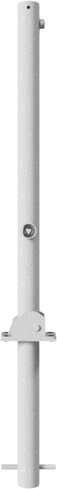 Absperrpfosten Stahlrohr Ø 60 x 2,5 mm umlegbar mit Dreikantverschluss - Art.Nr. 460FUH