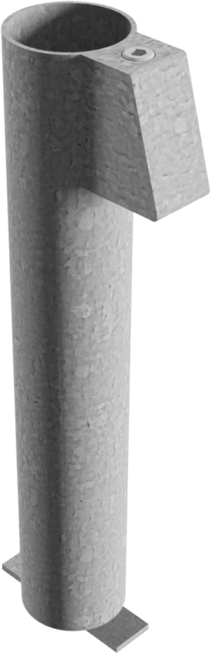 Bodenhülse mit Feststellvorrichtung für Ø 60 / 76 mm Rohrpfosten - Art.Nr. 463_41 – Bild 3