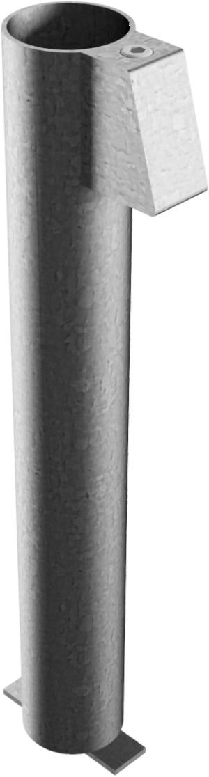 Bodenhülse mit Feststellvorrichtung für Ø 60 / 76 mm Rohrpfosten - Art.Nr. 463_51 – Bild 3
