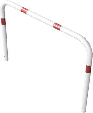 Rohrbügel aus Stahlrohr Ø 60 x 2,5 mm ohne Querholm zum Einbetonieren - Art.Nr. 465_07B – Bild 3