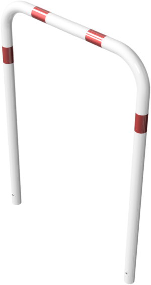 Rohrbügel aus Stahlrohr Ø 60 x 2,5 mm ohne Querholm zum Einbetonieren - Art.Nr. 465_10B – Bild 3