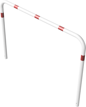 Rohrbügel aus Stahlrohr Ø 60 x 2,5 mm ohne Querholm zum Einbetonieren - Art.Nr. 465_20B – Bild 3