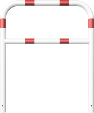 Rohrbügel aus Stahlrohr Ø 60 x 2,5 mm mit Querholm zum Einbetonieren - Art.Nr. 465_22B – Bild 2
