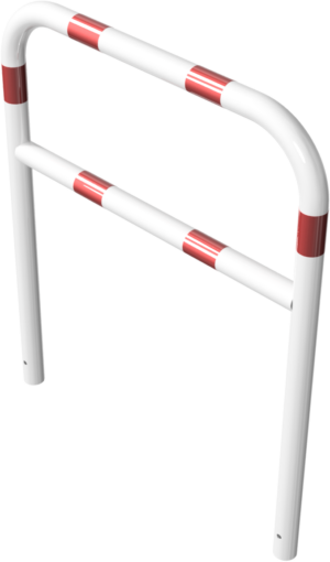 Rohrbügel aus Stahlrohr Ø 60 x 2,5 mm mit Querholm zum Einbetonieren - Art.Nr. 465_22B – Bild 3