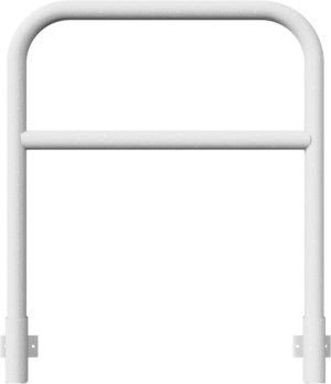 Rohrbügel aus Stahlrohr Ø 60 x 2,5 mm mit Querholm zum Einbetonieren Gesamtbreite: 1000 mm Gesamthöhe: 1200 mm feuerverzinkt - Art.Nr. 465_22W – Bild 2