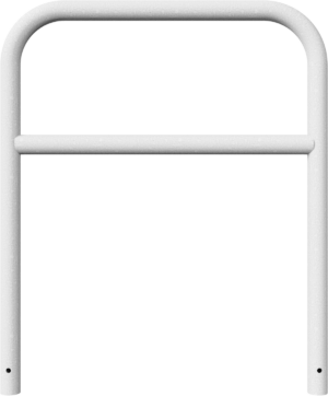 Rohrbügel aus Stahlrohr Ø 60 x 2,5 mm mit Querholm zum Einbetonieren Gesamtbreite: 1000 mm Gesamthöhe: 1200 mm feuerverzinkt - Art.Nr. 465_22 – Bild 2