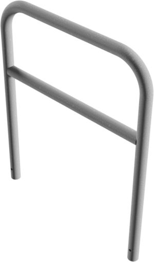 Rohrbügel aus Stahlrohr Ø 60 x 2,5 mm mit Querholm zum Einbetonieren Gesamtbreite: 1000 mm Gesamthöhe: 1200 mm feuerverzinkt - Art.Nr. 465_22 – Bild 3