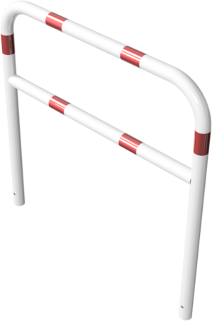 Rohrbügel aus Stahlrohr Ø 60 x 2,5 mm mit Querholm zum Einbetonieren - Art.Nr. 465_23B – Bild 3