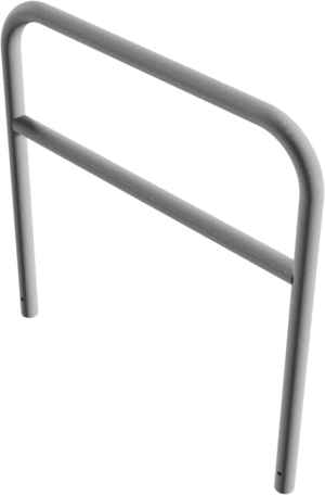 Rohrbügel aus Stahlrohr Ø 60 x 2,5 mm mit Querholm zum Einbetonieren - Art.Nr. 465_23 – Bild 3