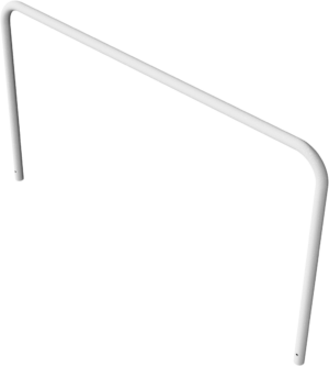 Rohrbügel aus Stahlrohr Ø 60 x 2,5 mm ohne Querholm zum Einbetonieren - Art.Nr. 465_25 – Bild 3