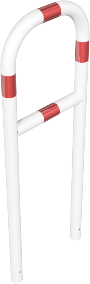 Rohrbügel aus Stahlrohr Ø 60 x 2,5 mm mit Querholm zum Einbetonieren - Art.Nr. 465_31B