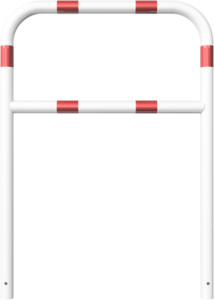 Rohrbügel aus Stahlrohr Ø 60 x 2,5 mm mit Querholm zum Einbetonieren - Art.Nr. 465_32B – Bild 2