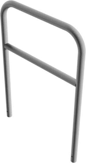 Rohrbügel aus Stahlrohr Ø 60 x 2,5 mm mit Querholm zum Einbetonieren - Art.Nr. 465_32 – Bild 3